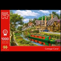 Cottage Canal 1000 Piece Jigsaw Puzzle
