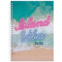 A5 Week To View Island Vibes 2024-2025 Academic Diary - Academic Diaries - Stationery Supplies