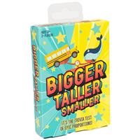 Bigger Taller Smaller Game - Card Games - Travel Games - Toys & Games
