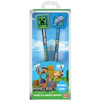 Minecraft Pencils & Eraser Toppers: Pack of 2