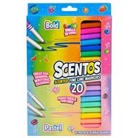 Scentos Scented Fine Line Markers: Pack of 20
