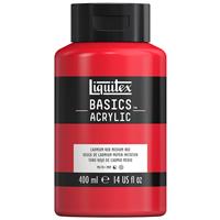 Liquitex Basics Acrylic Paint 400ml: Cadmium Red Medium Hue