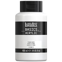 Liquitex Basics Acrylic Paint 400ml: Titanium White