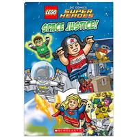 Space Justice! Lego DC Comics Super Heroes - Trey King - Kids Adventure Books (Board Book)