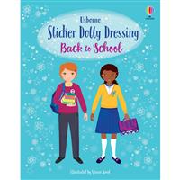 Back to School: Sticker Dolly Dressing Sticker Book - Usborne Publishing -Kid's Activity Books (Paperback)