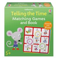 Telling the Time Matching Games and Book - Usborne Publishing - Interactive Books