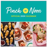 2025 Pinch of Nom Calendar - Food Calendar & Diaries -2025 Wall Calendar