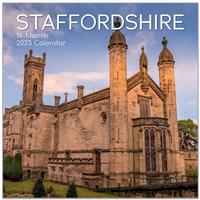 2025 Staffordshire 16 Month Calendar - City Calendar & Diaries - 2025 Wall Calendar