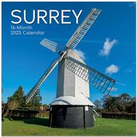 2025 Surrey 16 Month Calendar - City Calendar & Diaries - 2025 Wall Calendar