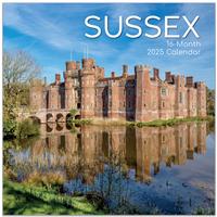 2025 Sussex 16 Month Calendar - City Calendar & Diaries - 2025 Wall Calendar