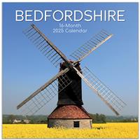 2025 Bedfordshire 16 Month Calendar - City Calendar & Diaries - 2025 Wall Calendar