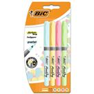 Bic Pastel Grip Highlighters: Pack Of 4
