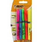 Bic Brite Liner Grip Highlighter Pens Pack Of 5