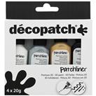 Decopatch Metallic Patchliners: Pack Of 4