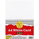 A4 White Card: 30 Sheets