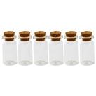 Glass Craft Bottles - Pack Of 6