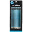 Blue Hb Pencils: Pack Of 10