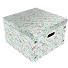 Vintage Floral Collapsible Storage Box