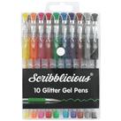 Scribblicious Glitter Gel Pens - Pack Of 10