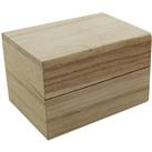 Small Rectangular Wooden Box: 7 X 5 X 4.5Cm