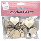 60 Wooden Hearts