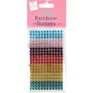 Rainbow Gem Stickers: 2 Sheets