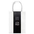 White Craft Bags: Pack Of 4
