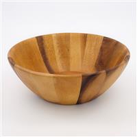 Acacia Wood Fruit Bowl 10x26cm