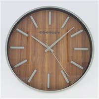 Black & Gold Tone Wall Clock 46x46cm