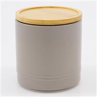 Grey Reusable Storage Canister 7x11cm