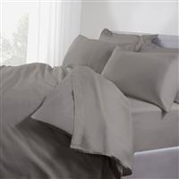 Grey Pillowcase Pair 240TC