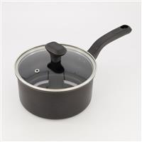 24cm Black & Silver Tone Titanium Frying Pan