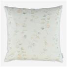 Cream Leaf Patterned Cushion 50x50cm
