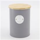 Grey Coffee Canister