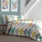King Size Yellow Puddle Duck Duvet Cover Set