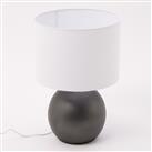Natural Ceramic Base Table Lamp 62x39cm