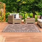 Natural & Taupe Dragonfly Outdoor Rug 230x150cm