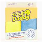 Two Pack Grey & White Dual Sided Scrubbers
