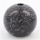 Black Spherical Candle Holder 13x13cm