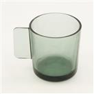 Grey Glass Mug 8.5x8cm