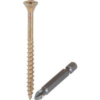 Ulti-Mate II Stick-Fit Zinc & Plated Screw 6.0 x 60mm (100 Pack) in Yellow