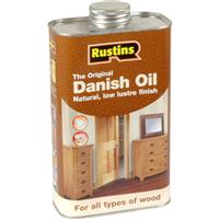 Rustins Original Danish Oil 1L in Natural