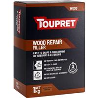 Toupret Wood Repair Filler 1kg Natural Wood in White