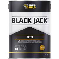 Everbuild Black Jack Damp Proof Membrane 5L Rubber
