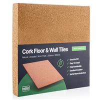 Treefloor Self-adhesive cork tiles 300mm x 300mm (9 Pk)