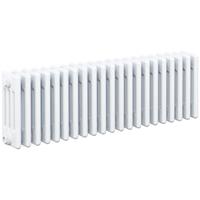Arlberg 4-Column Horizontal Radiator 300 x 992mm 3003Btu in White Steel