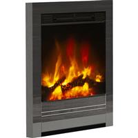 Be Modern Beam Edge Electric Fire 16" in Black Nickel