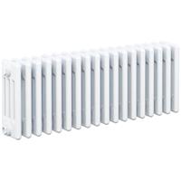 Arlberg 4-Column Horizontal Radiator 300 x 854mm 2574Btu in White Steel