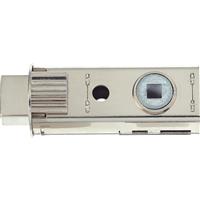 Union JFL27 Push Fit Tubular Bolt 63mm Satin Nickel in Silver