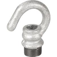Deta Metal Conduit Male Hook GV 20mm Galvanised in Silver